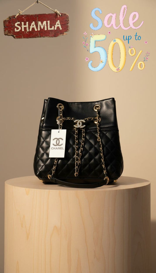 Chanel Quilted Chain Tote Code (105)