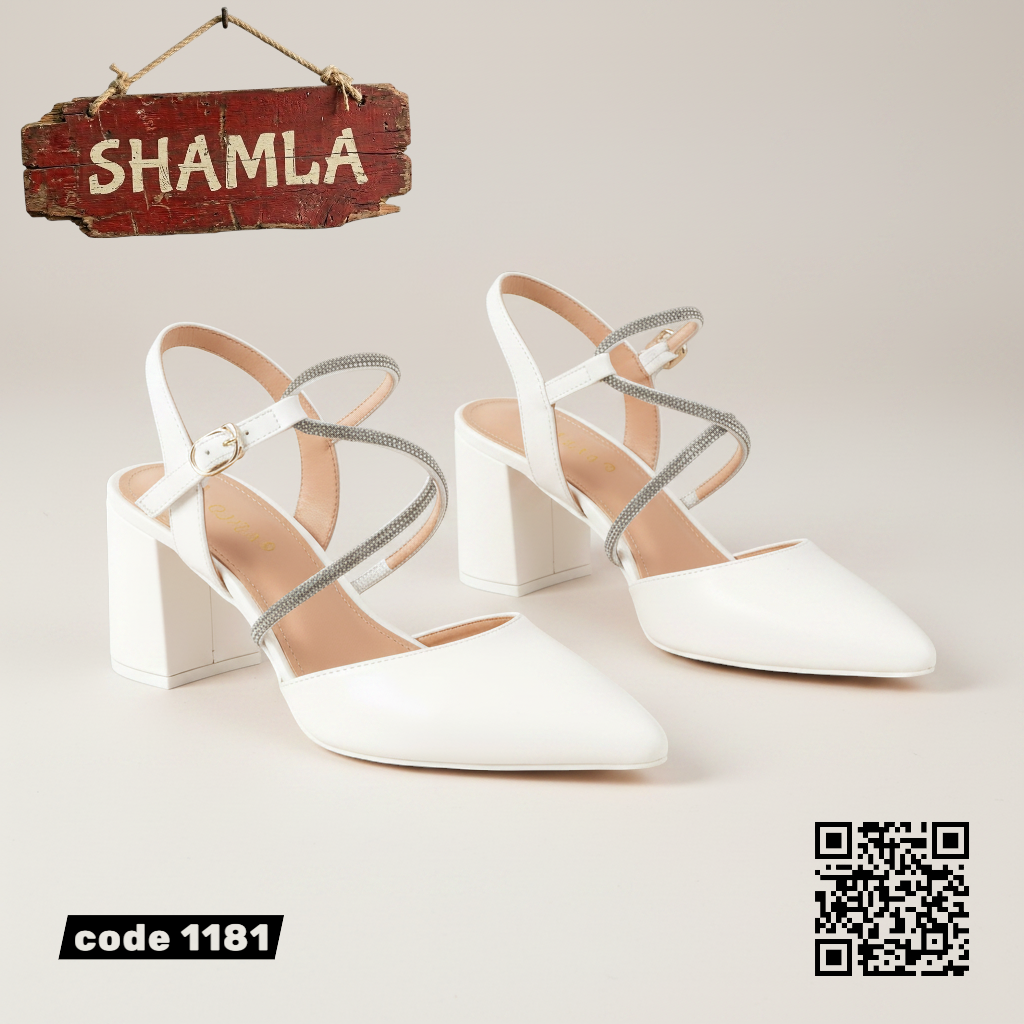 هيلز ’إليسا’ المسائي الراقي (كود 1181) - White / 37 - Heels