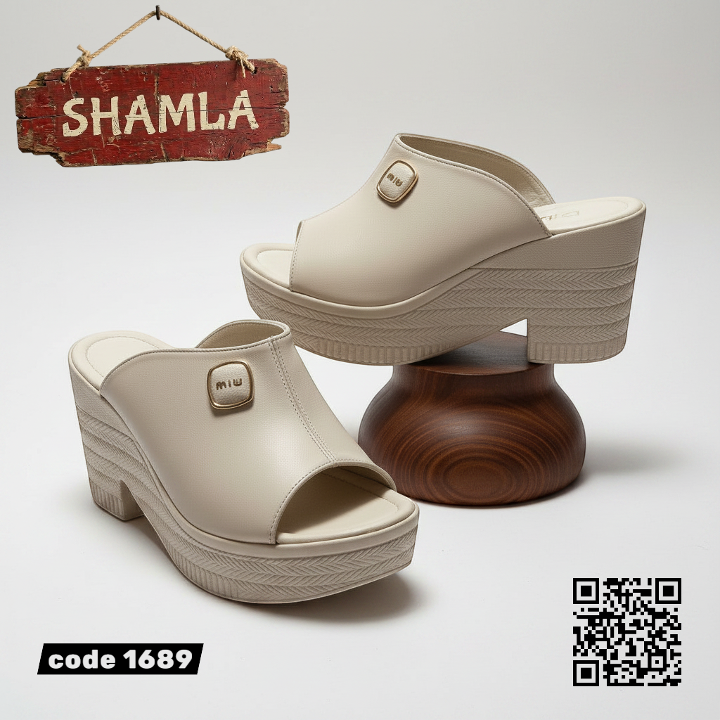 سابوه ’لوسيرا’ المتألق (كود 1689) - Beige / 37