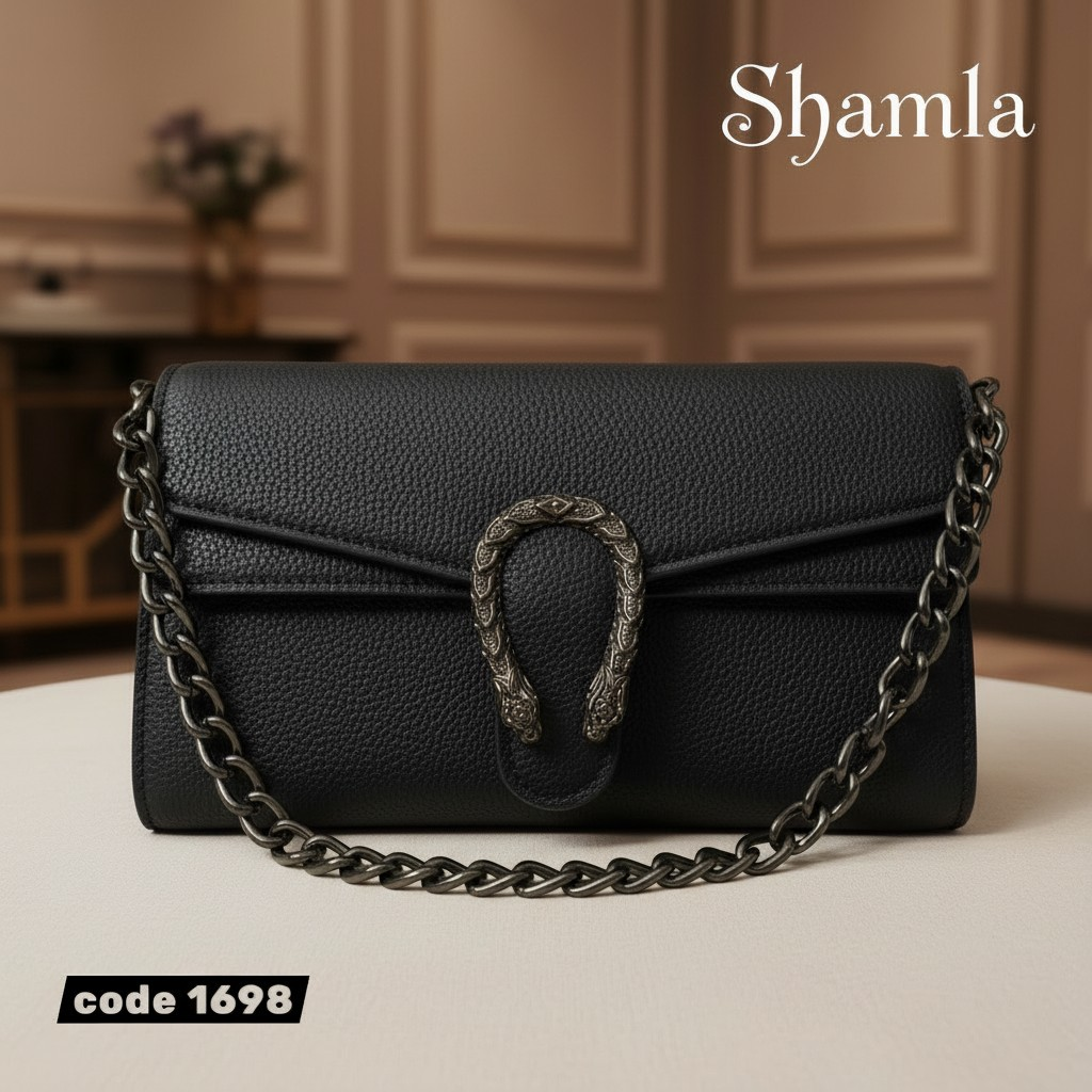 شنطة ’ديلورا’ الانيقة (كود 1698) - Black