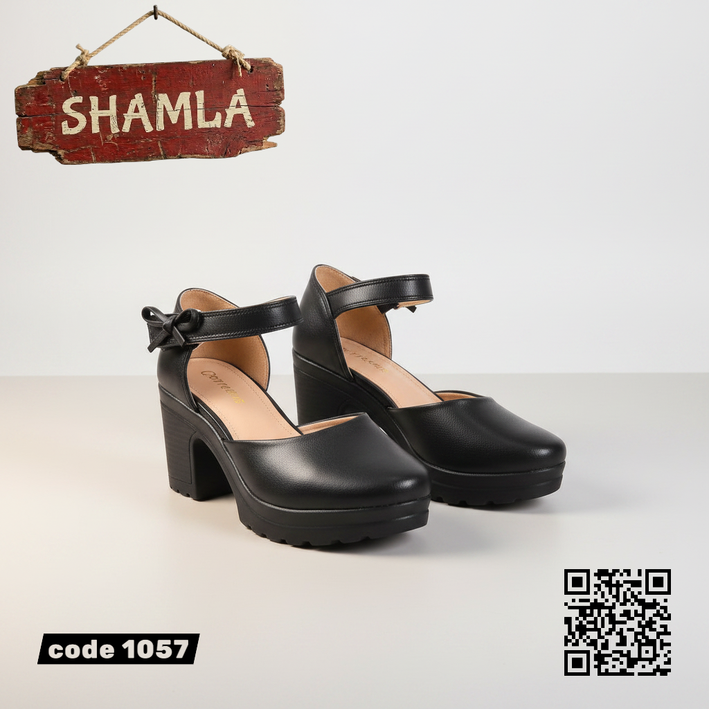 شوز ’أوريكا’ الكلاسيك الأنيق (كود 1057) - Black / 37
