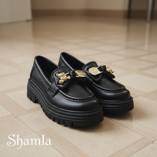 شوز لوفر ’كلاسيك بير’ - كود 1618 - Black / 37