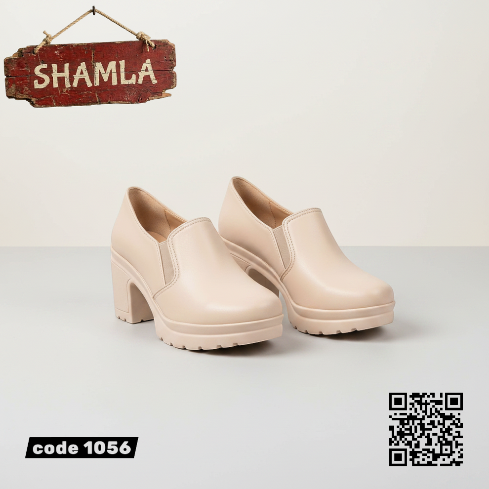 شوز ’لوريا’ الكلاسيك الأنيق (كود 1056) - Beige / 37