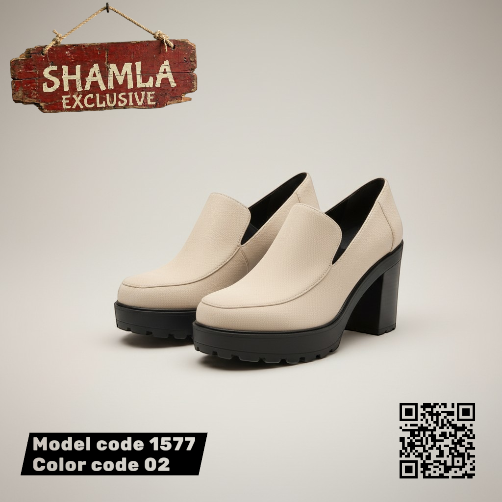 شوز ’شاملة’ شمواه فاخر - كعب 7سم (كود 1577) - Heels