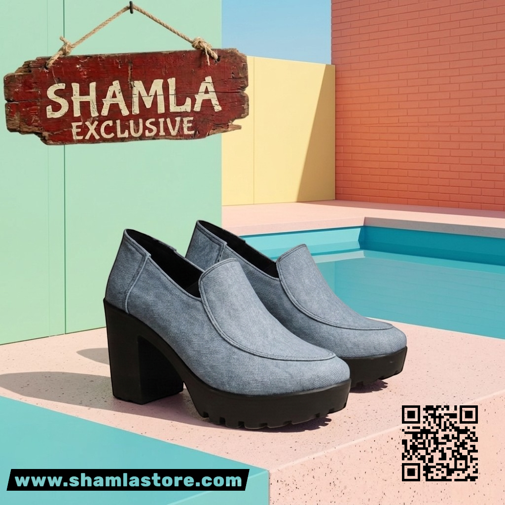 شوز ’شاملة’ شمواه فاخر - كعب 7سم (كود 1577) - Heels