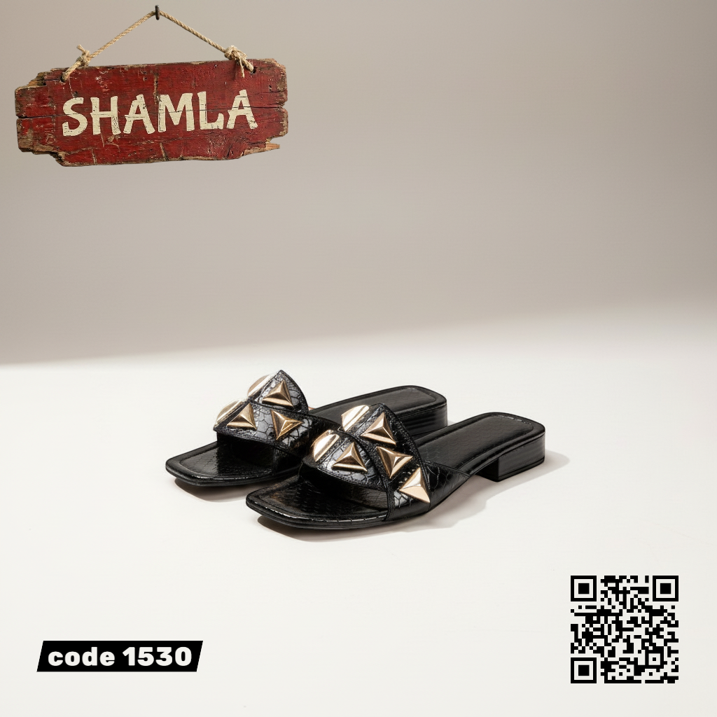 سليبر ’ڤالورا’ المتألق الراقي (كود 1530) - Black / 37