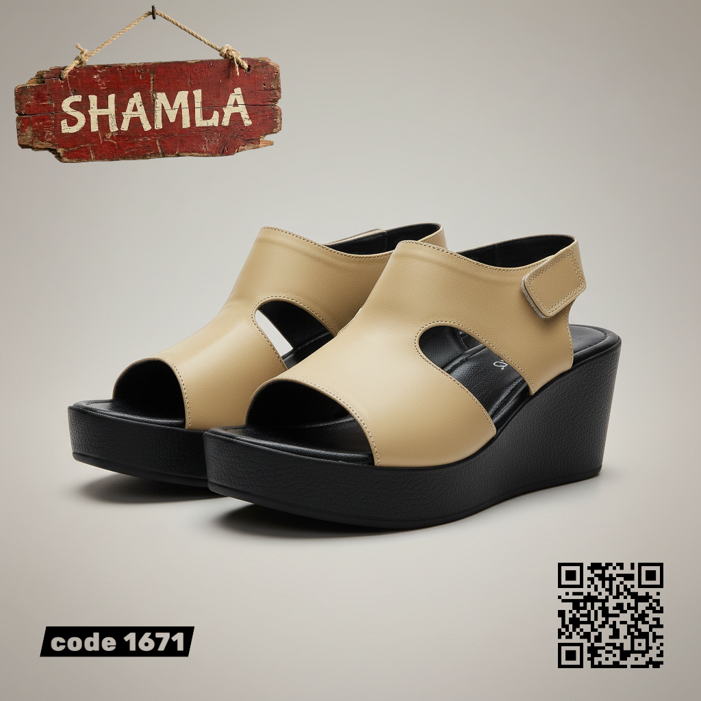 صندل ’أليندا’ الانسيابي (كود 1671) - Heels